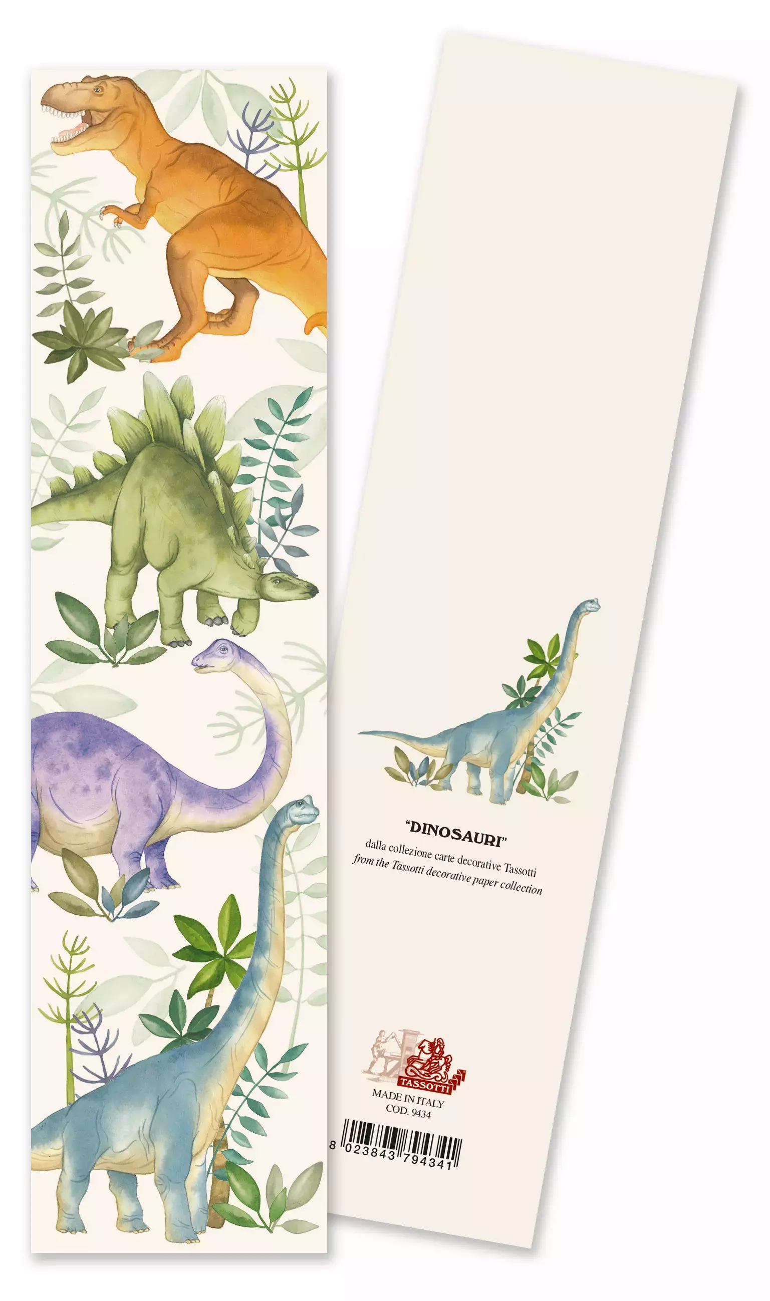 Zakładka do książki 9434 Dinosauri Dinozaury - Papiernicze i szkolne