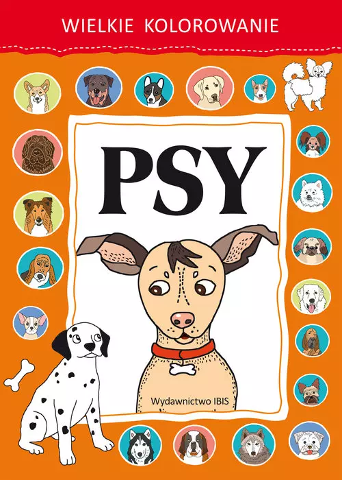 Wielkie kolorowanie. Psy - Książki