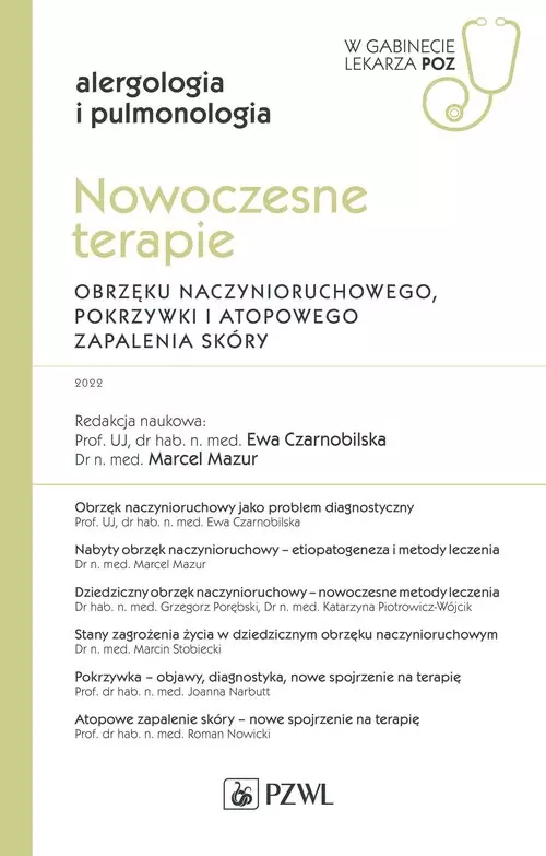 Nowoczesne terapie obrzęku naczynioruchowego, pokrzywki i atopowego zapalenia skóry - Książki