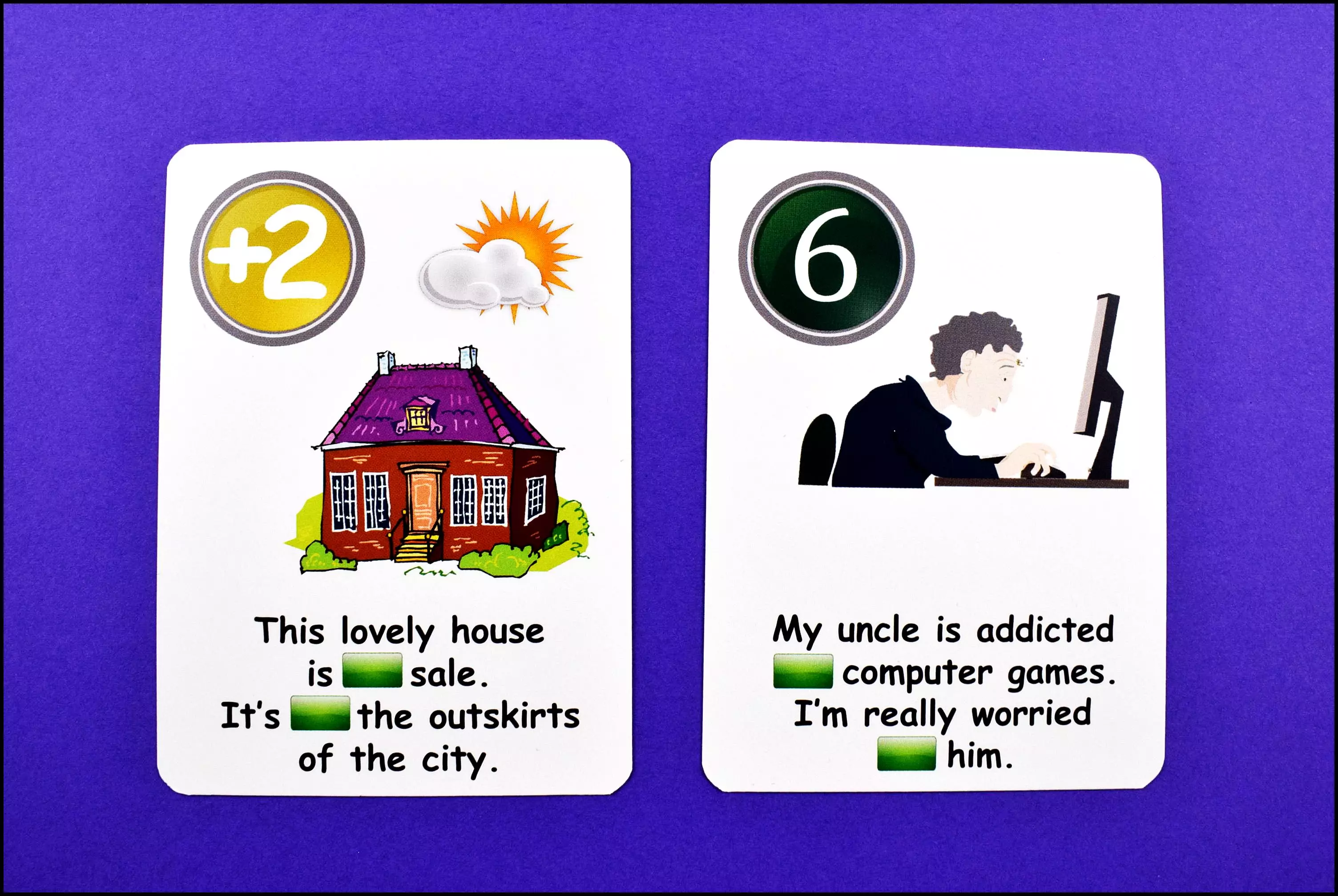Fun Card English. Prepositions, Prepositions - Gry