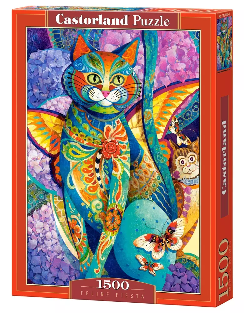 Puzzle 1500 elementów. Feline Fiesta - Puzzle
