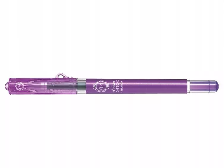 Długopis żelowy PILOT G-TEC-C Maica fioletowy 0,2 mm z kryształkiem - Papiernicze i szkolne