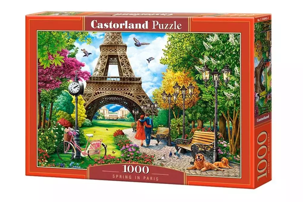 Puzzle 1000 elementów. Spring in Paris - Puzzle