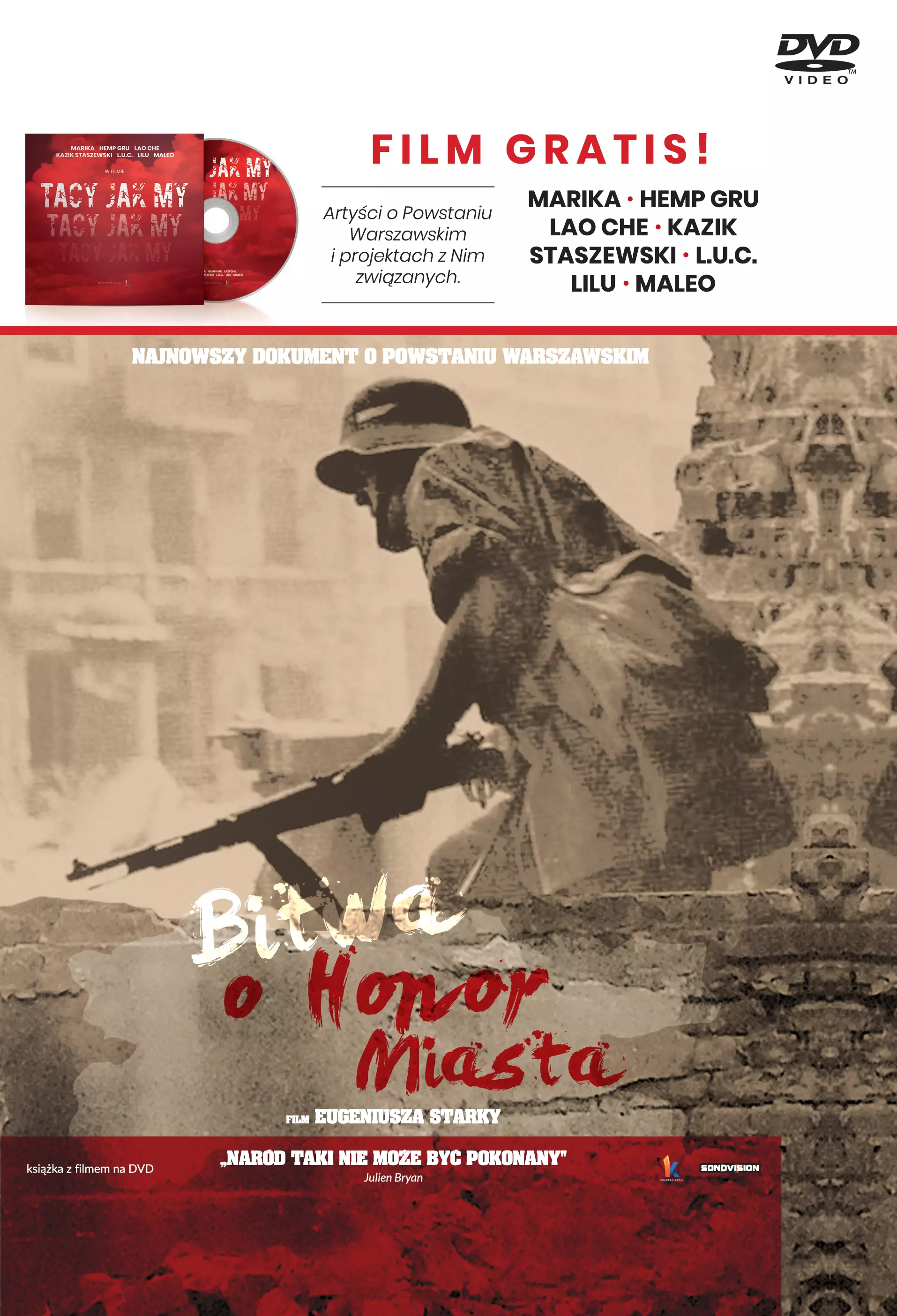 Bitwa o honor miasta, DVD + booklet + Tacy jak my, DVD - Filmy