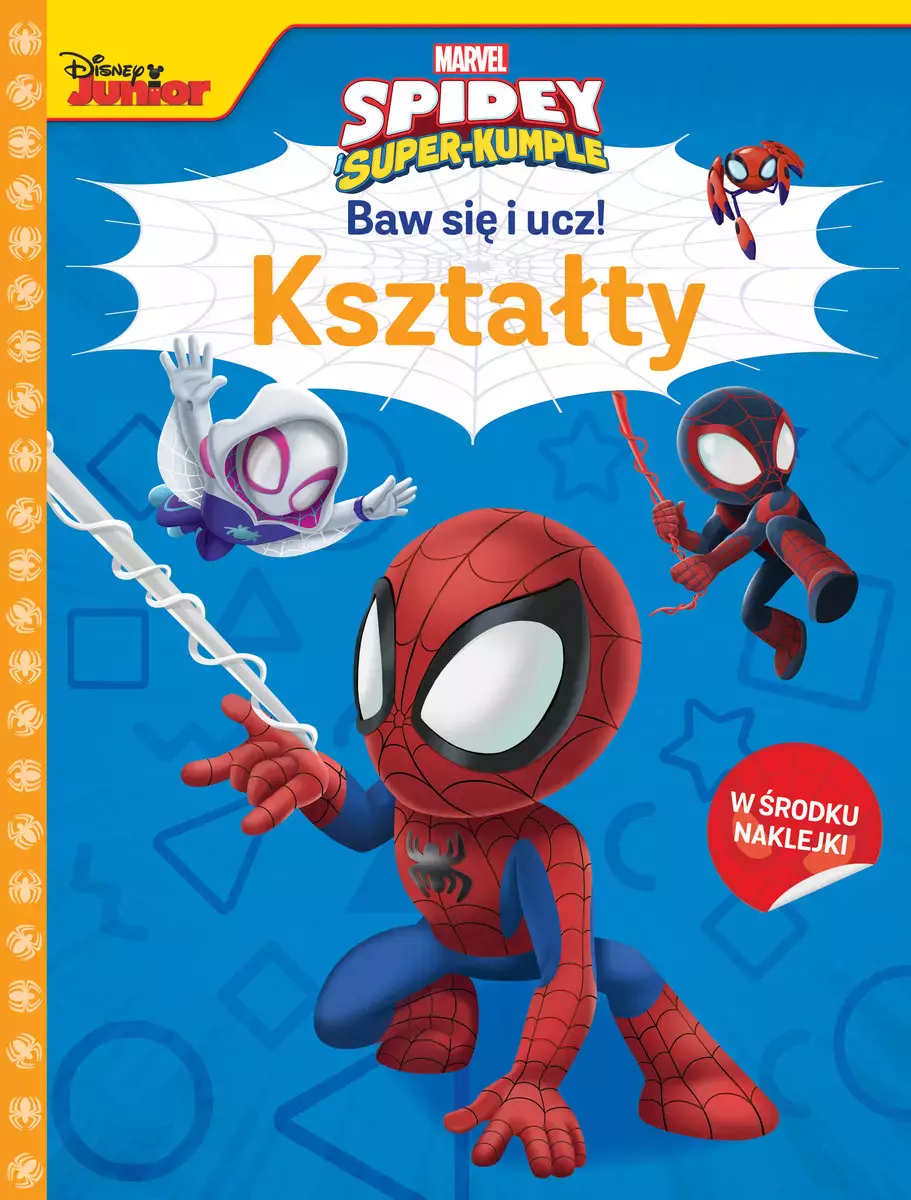 Baw się i ucz! Kształty. Marvel Spidey i Super-kumple - Książki