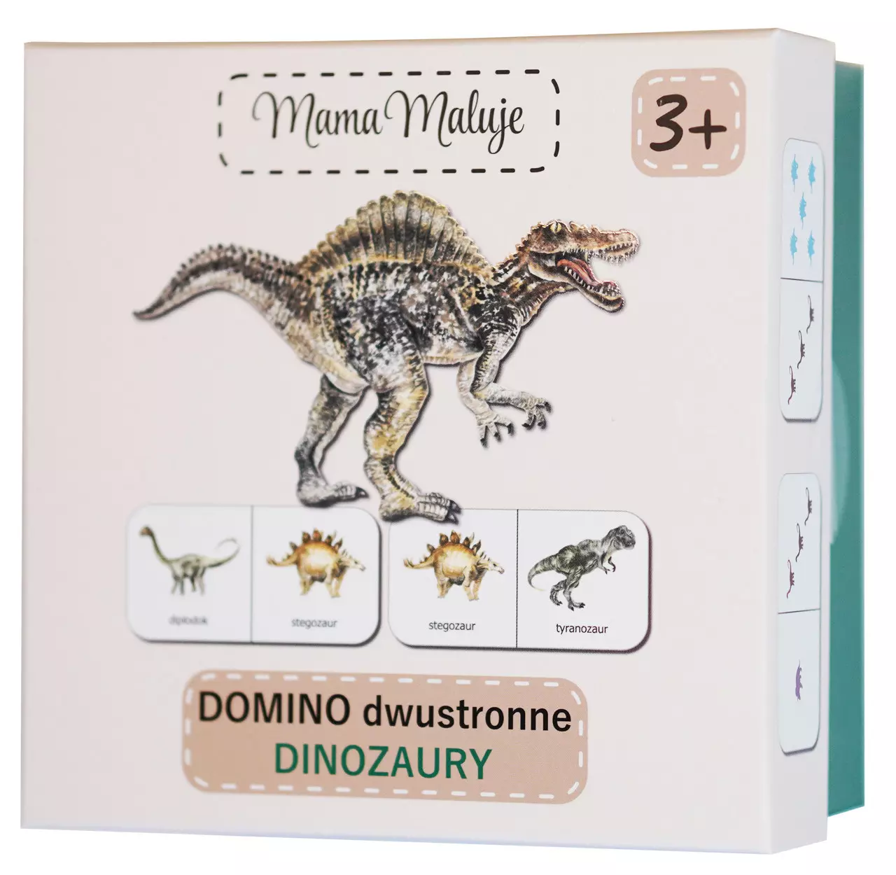 Domino dwustronne Dinozaury - Gry