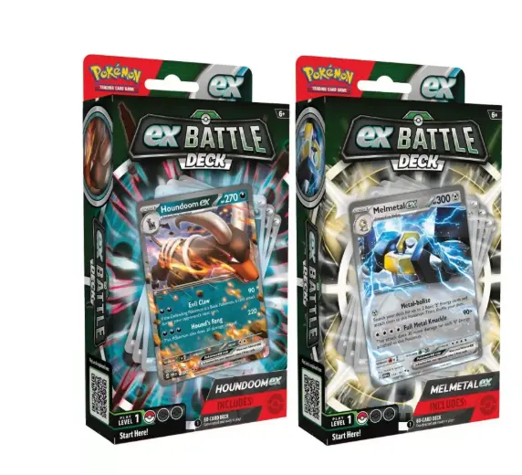 Pokemon TCG. Ex Battle Deck, Melmetal ex and Houndoom - Gry