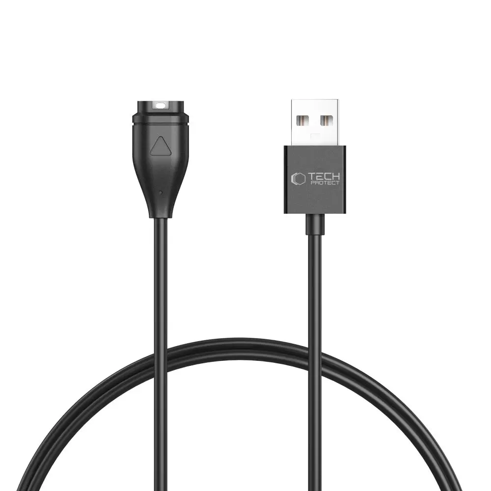 Tech-Protect MC04 Ultraboost Charging USB Cable 100CM Garmin Watch Black - Elektronika i akcesoria
