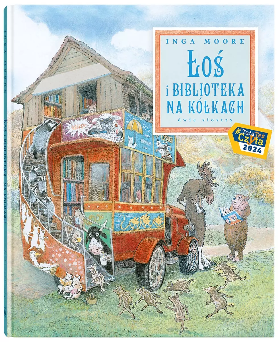 Łoś i biblioteka na kółkach - Książki