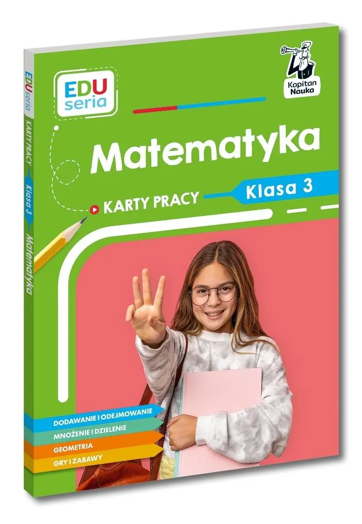 EDUseria Matematyka Karty pracy kl.3 Kapitan Nauka - Książki