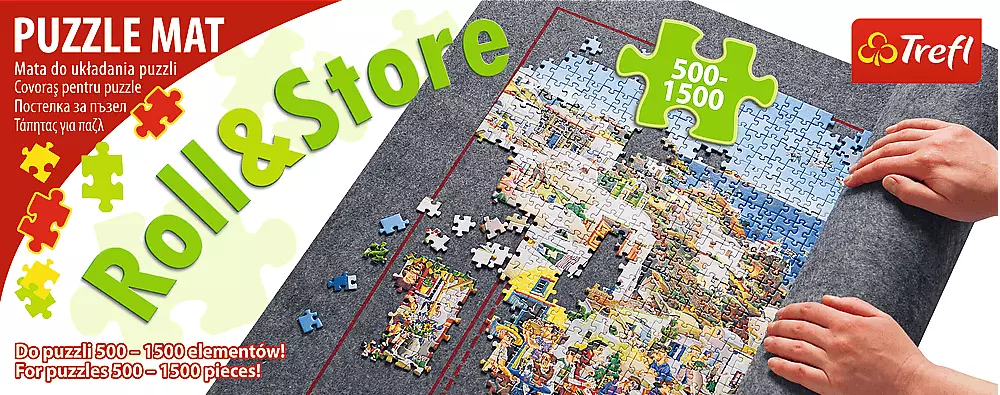 Mata do układania puzzli, 500-1500 elementów - Puzzle