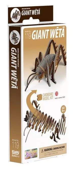 Weta Olbrzymia Owad Eugy. Eko Układanka 3D - Zabawki