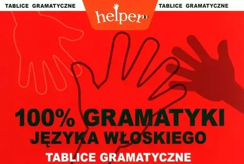 100% Gramatyki j.włoskiego Tablice KRAM - Książki