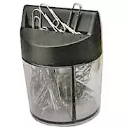 Spinacze 28 mm, 100 sztuk w magnetycznym pudełku - Papiernicze i szkolne