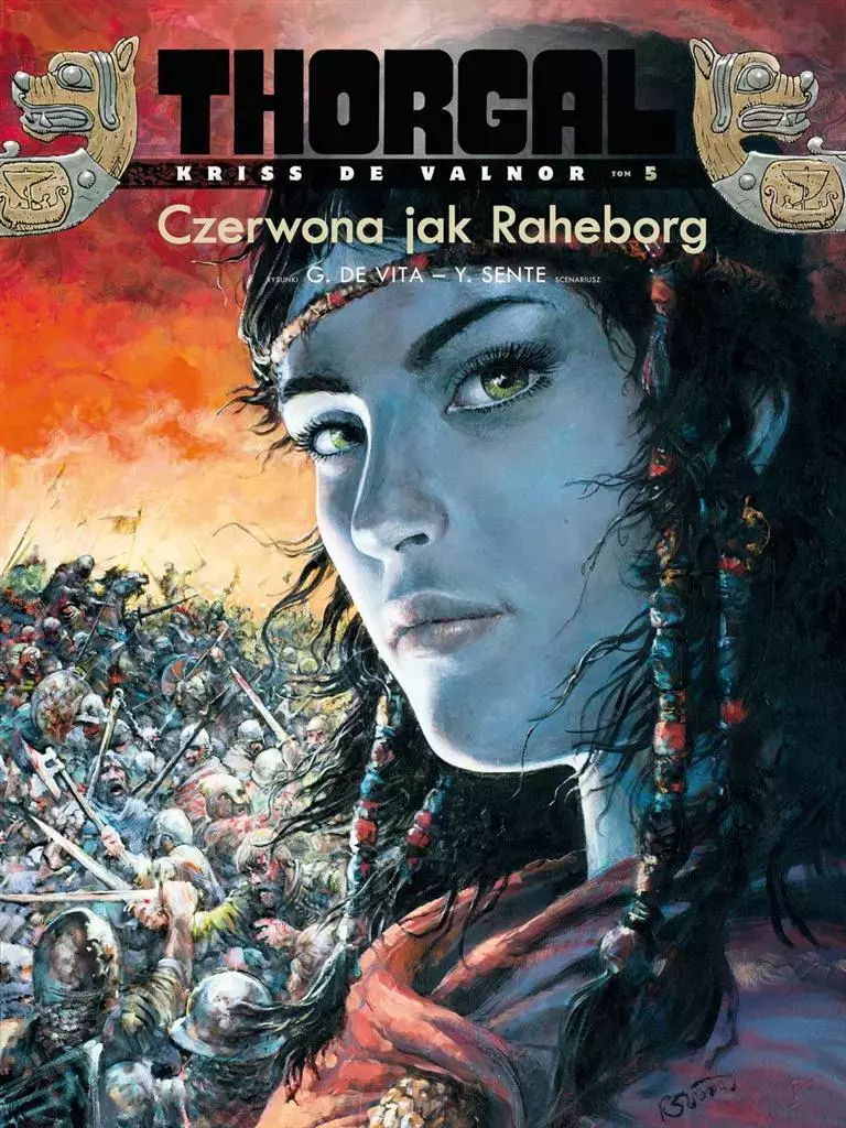 Thorgal Kriss de Valnor 5. Czerwona jak Raheborg - Książki