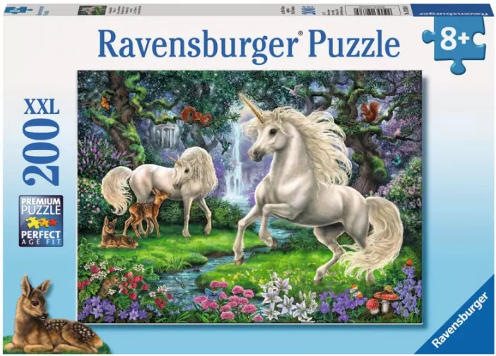 Puzzle XXL 200 elementów. Jednorożce - Puzzle