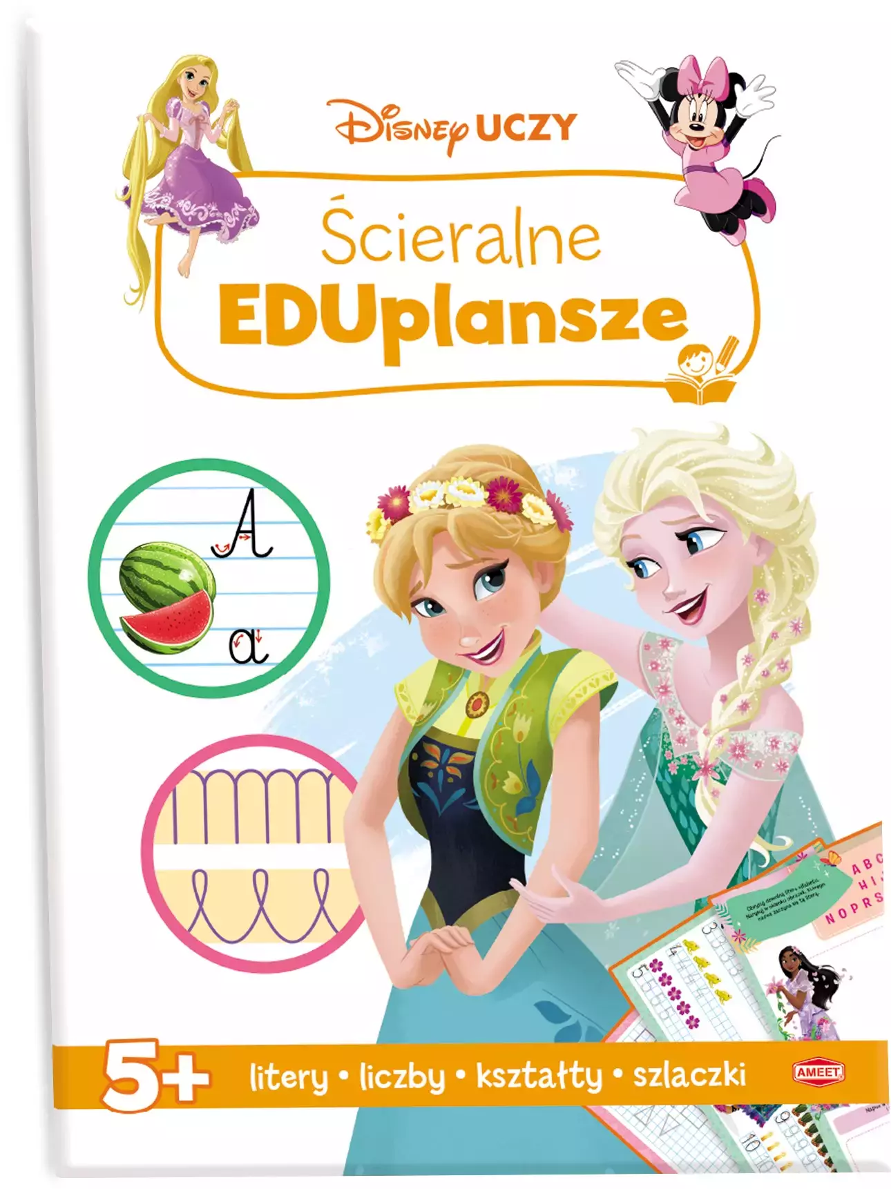 Disney Uczy Ścieralne EDUplansze UMA-9302 - Książki