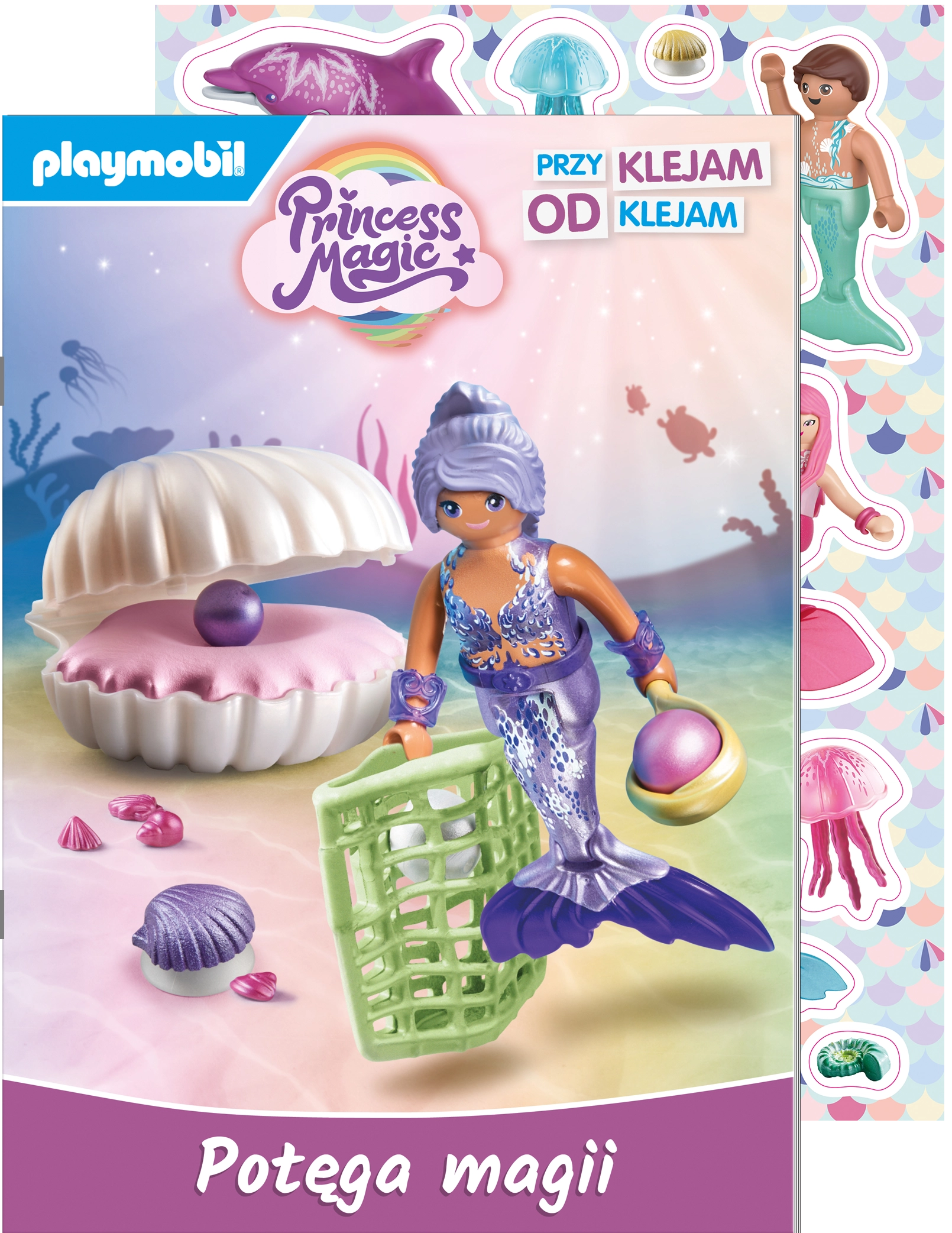 Playmobil Princess Magic. Przyklejam Odklejam. Potęga magii - Książki