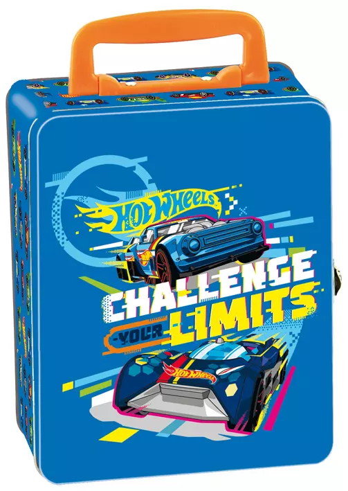 Puszka do przechowywania 18 aut Hot wheels - Zabawki