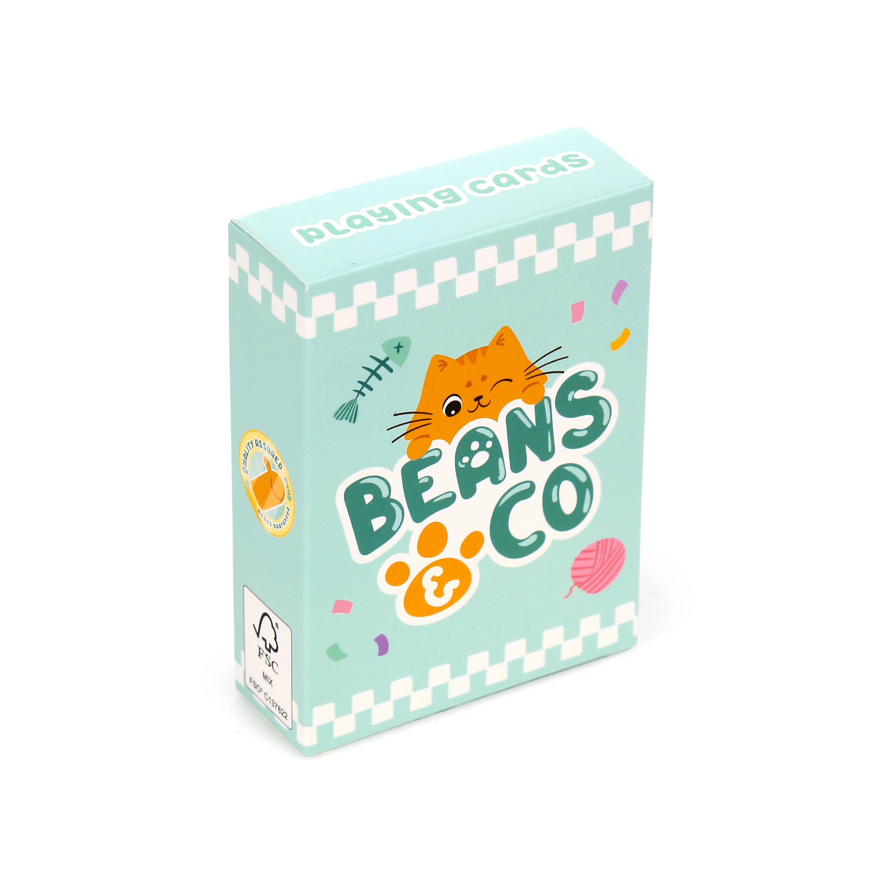 Standardowa talia kart do gry - Beans & Co Cats - Papiernicze i szkolne