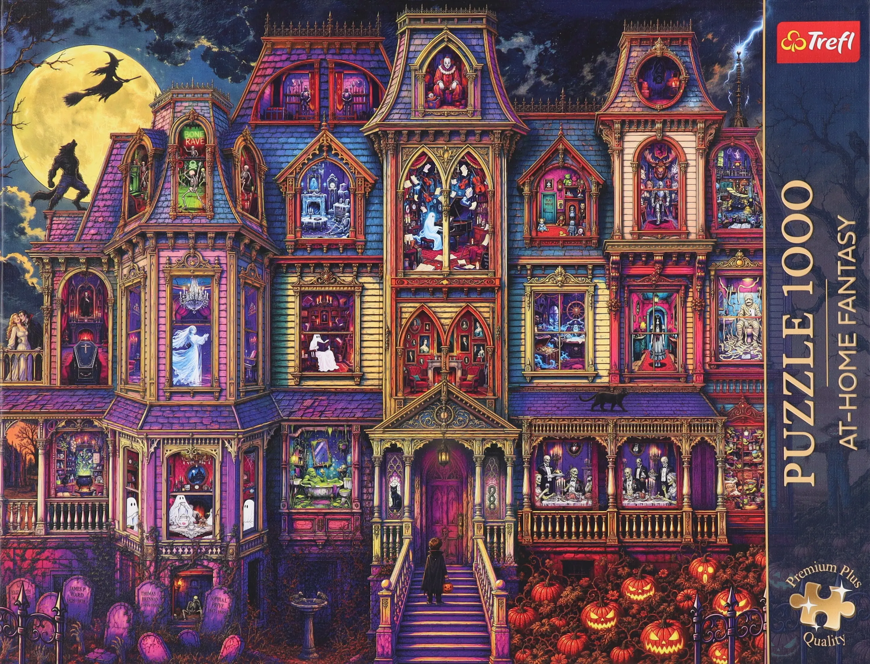 Puzzle 1000 ElementÓw Premium Athome Fantasy Trefl 12170 Tr - Puzzle