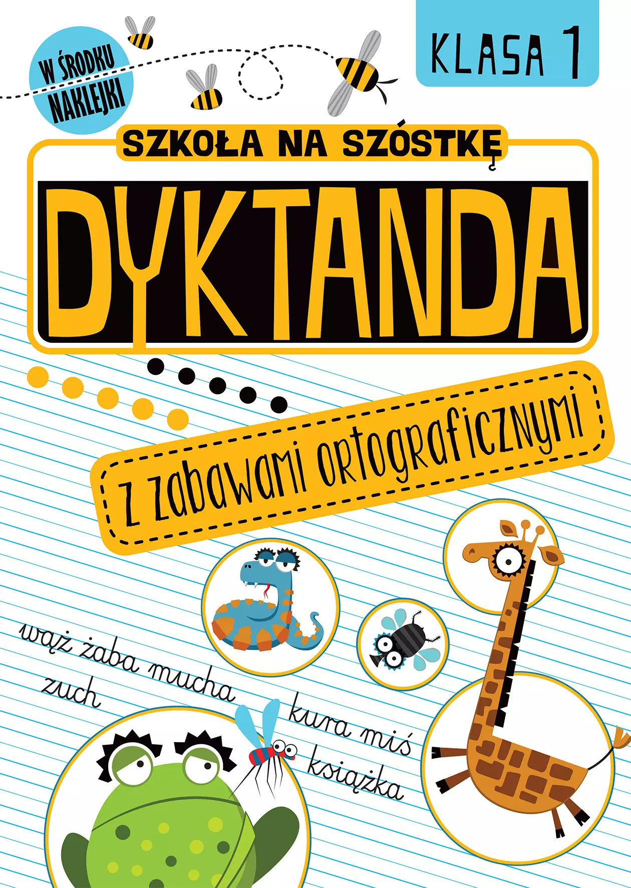 Dyktanda z zabawami ortograficznymi. Klasa 1 szkoły podstawowej - Książki