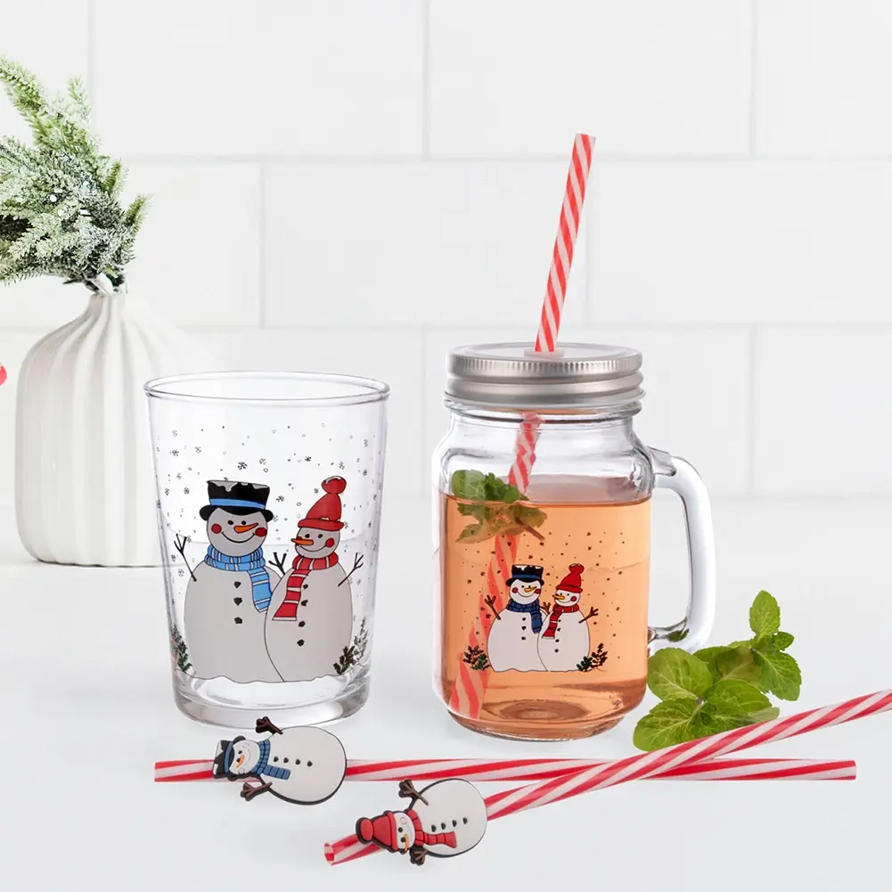 Szklanka bałwanki 500 ml - Elektronika i akcesoria