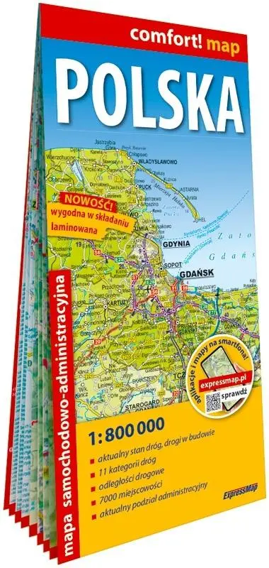 Comfort map Polska 1:800 000 - Książki
