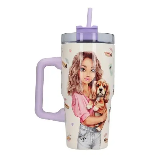 Kubek aluminiowy z rączką To-Go-Cup Top Model Sunny Dog 13966A - Papiernicze i szkolne