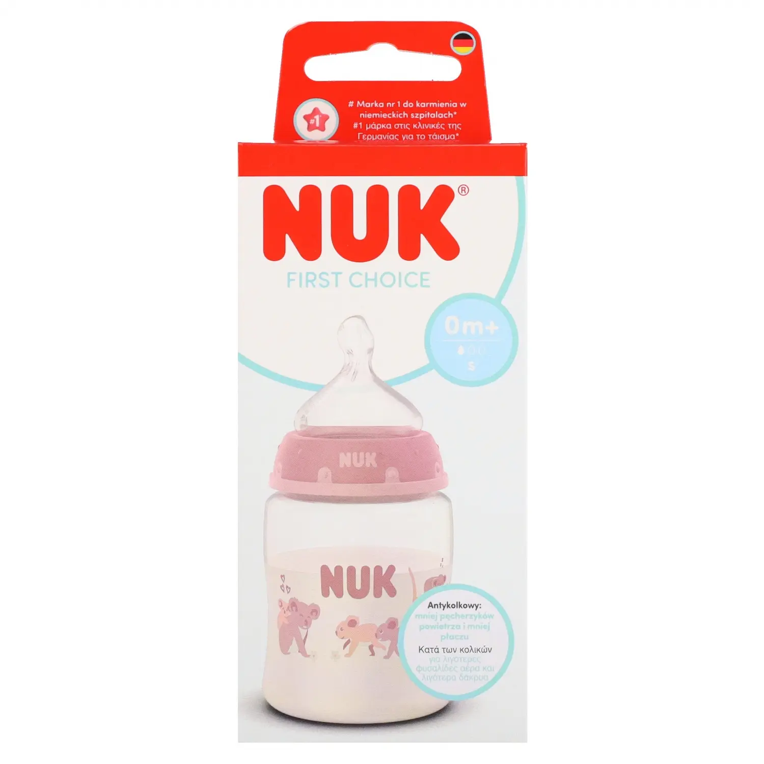 Nuk Butelka Pp 150ml First Choice Silikonowy Smoczek S Koala 10215416 - Mama i dziecko