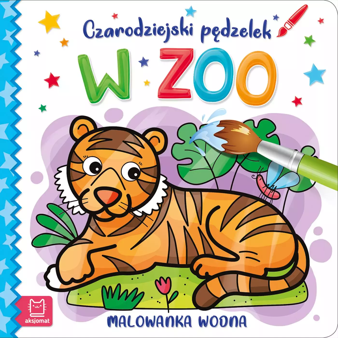 W zoo. Czarodziejski pędzelek. Malowanka wodna - Książki