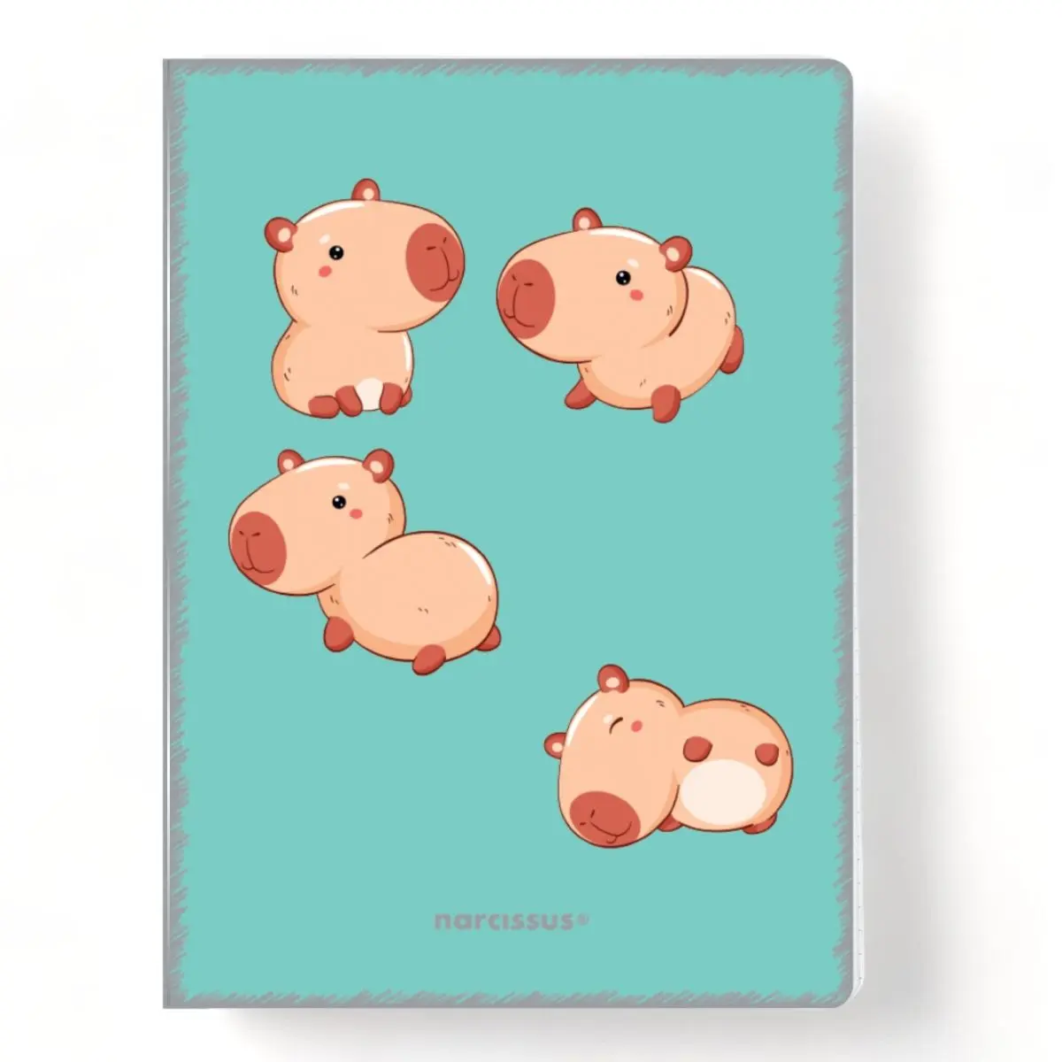 Zeszyt A4 PP Kawaii 60k. 80g krata Narcissus - Papiernicze i szkolne