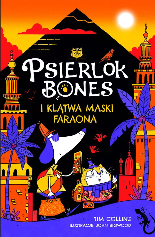 Psierlok Bones i klątwa maski faraona - Książki