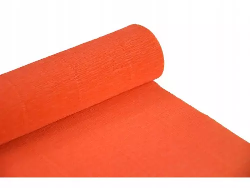Krepina- Bibuła marszczona Cartotecnica Rossi pomarańczowa 20E2 - Papiernicze i szkolne