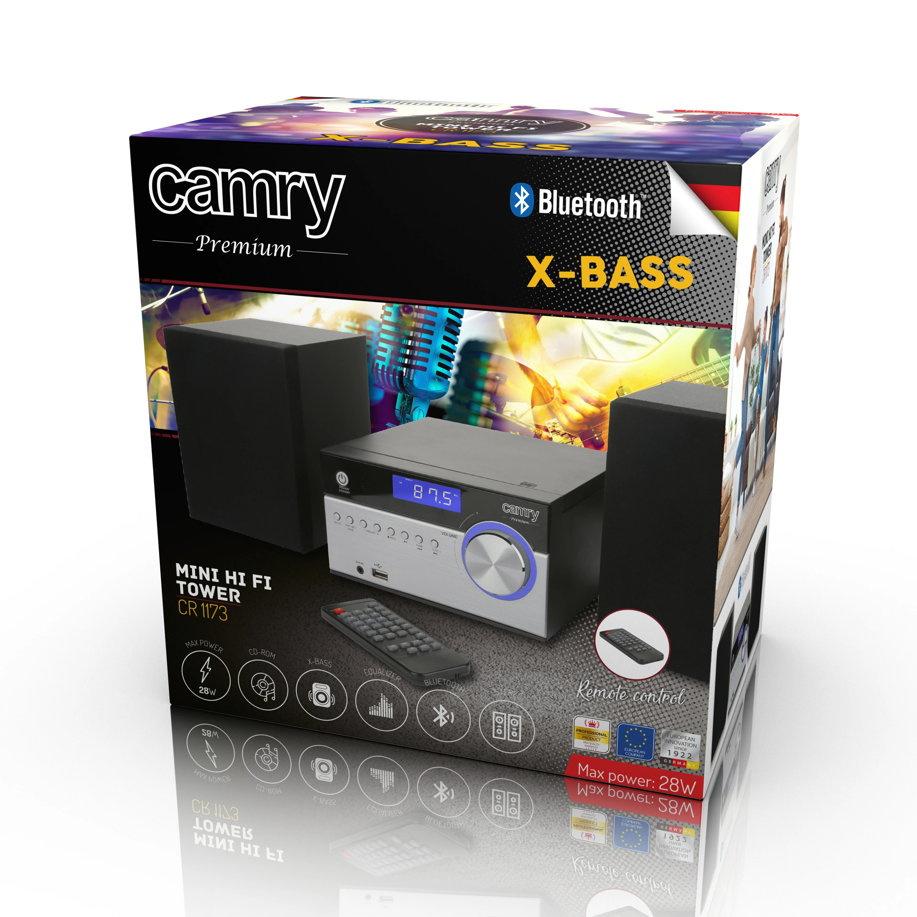 Mini Wieża HiFi z Bluetooth - Elektronika i akcesoria