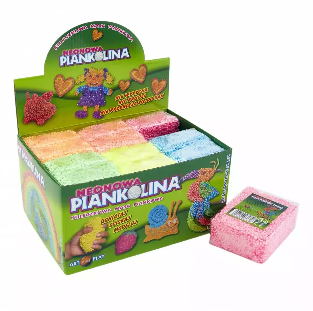 Piankolina neonowa 1 szt. - Zabawki