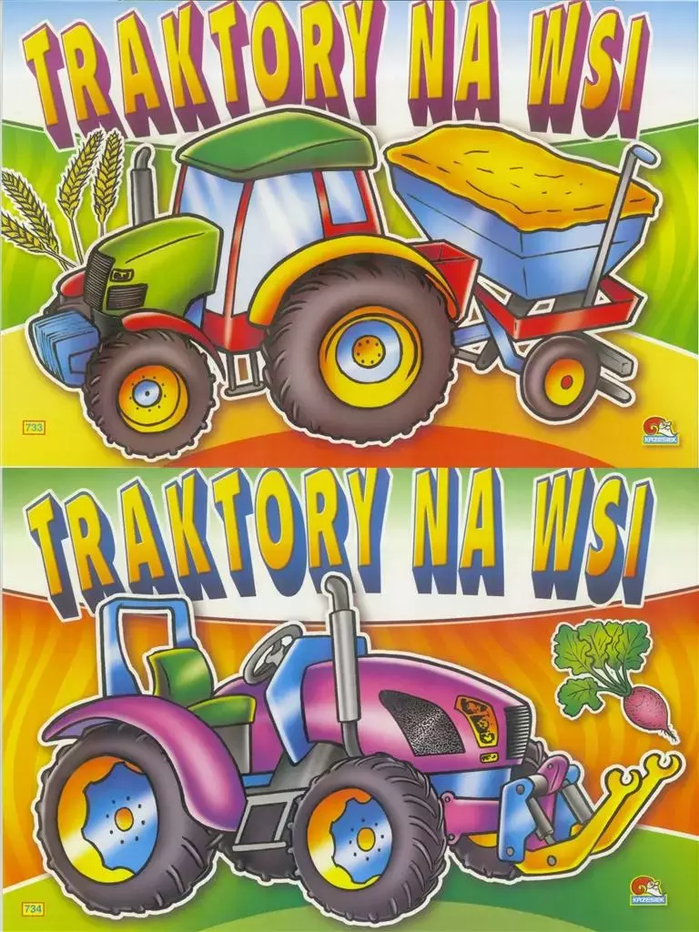 (201) Traktory na wsi MIX - Książki
