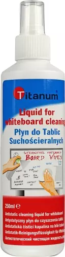 Płyn Do Tablic Suchościeralnych 250ml Titanum - Papiernicze i szkolne