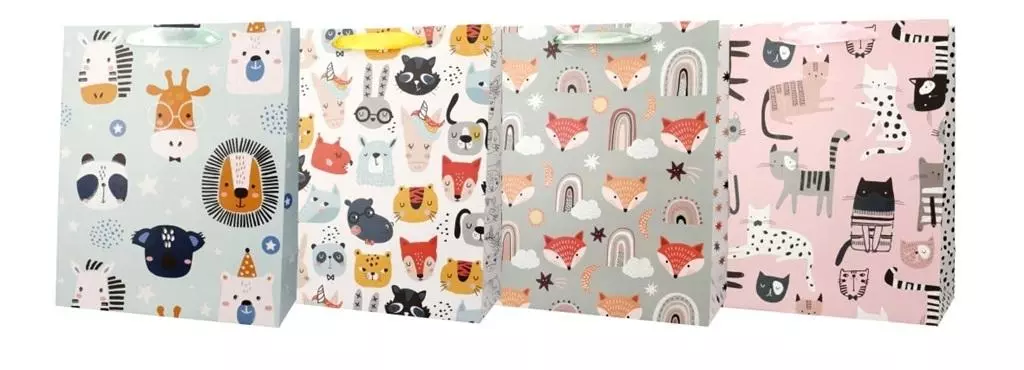 Torba prezentowa 18x23 koty, lisy - Papiernicze i szkolne