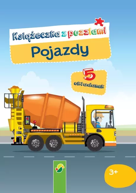 Książka z puzzlami. Pojazdy - Książki