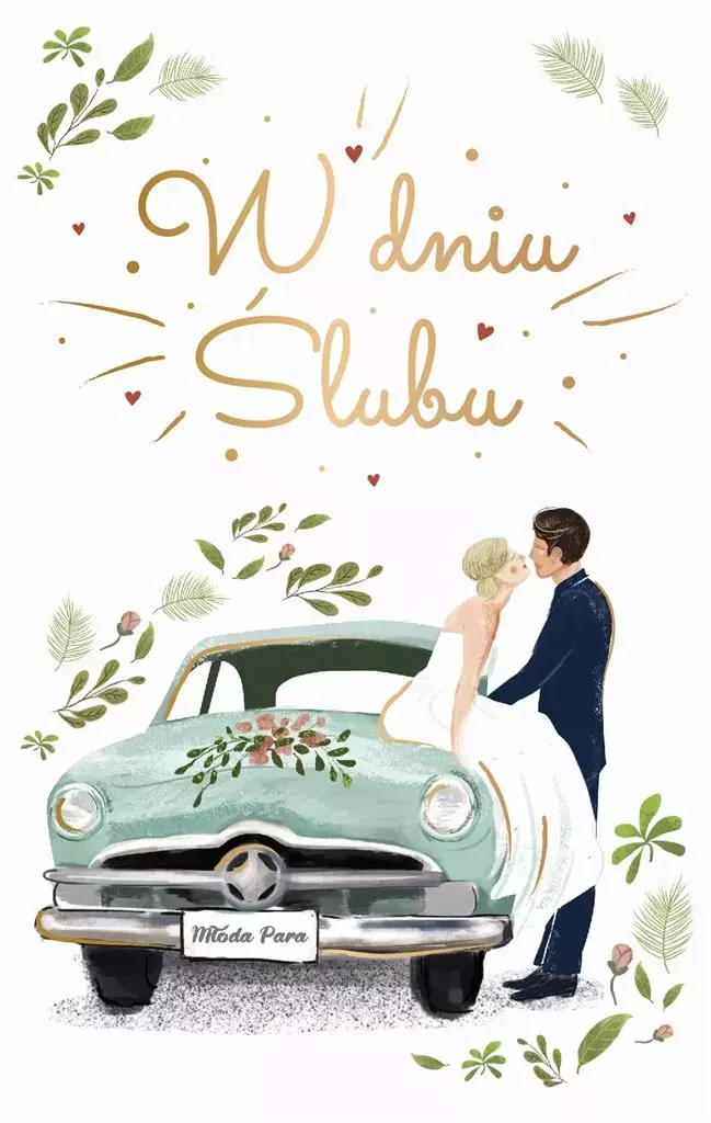 Kartka okolicznościowa Ślub - Papiernicze i szkolne