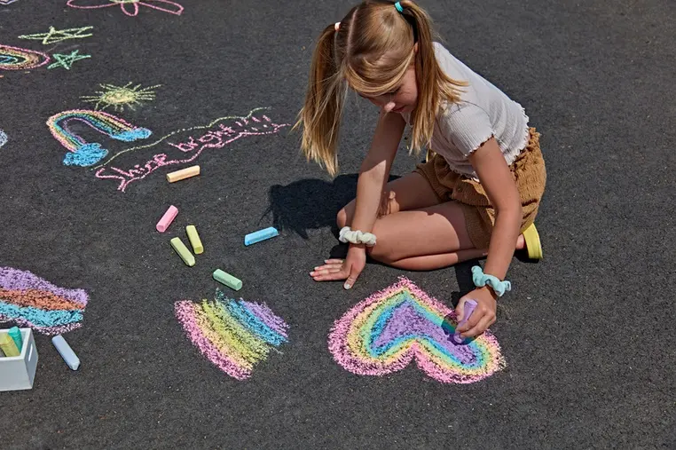 Crayola Kreda chodnikowa dla dzieci kolorowa 16 szt. - Papiernicze i szkolne