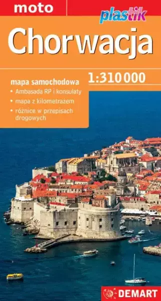 Mapa samochodowa. Chorwacja, 1:310000 - Książki