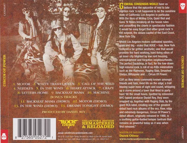 Circus Of Power, CD - Muzyka