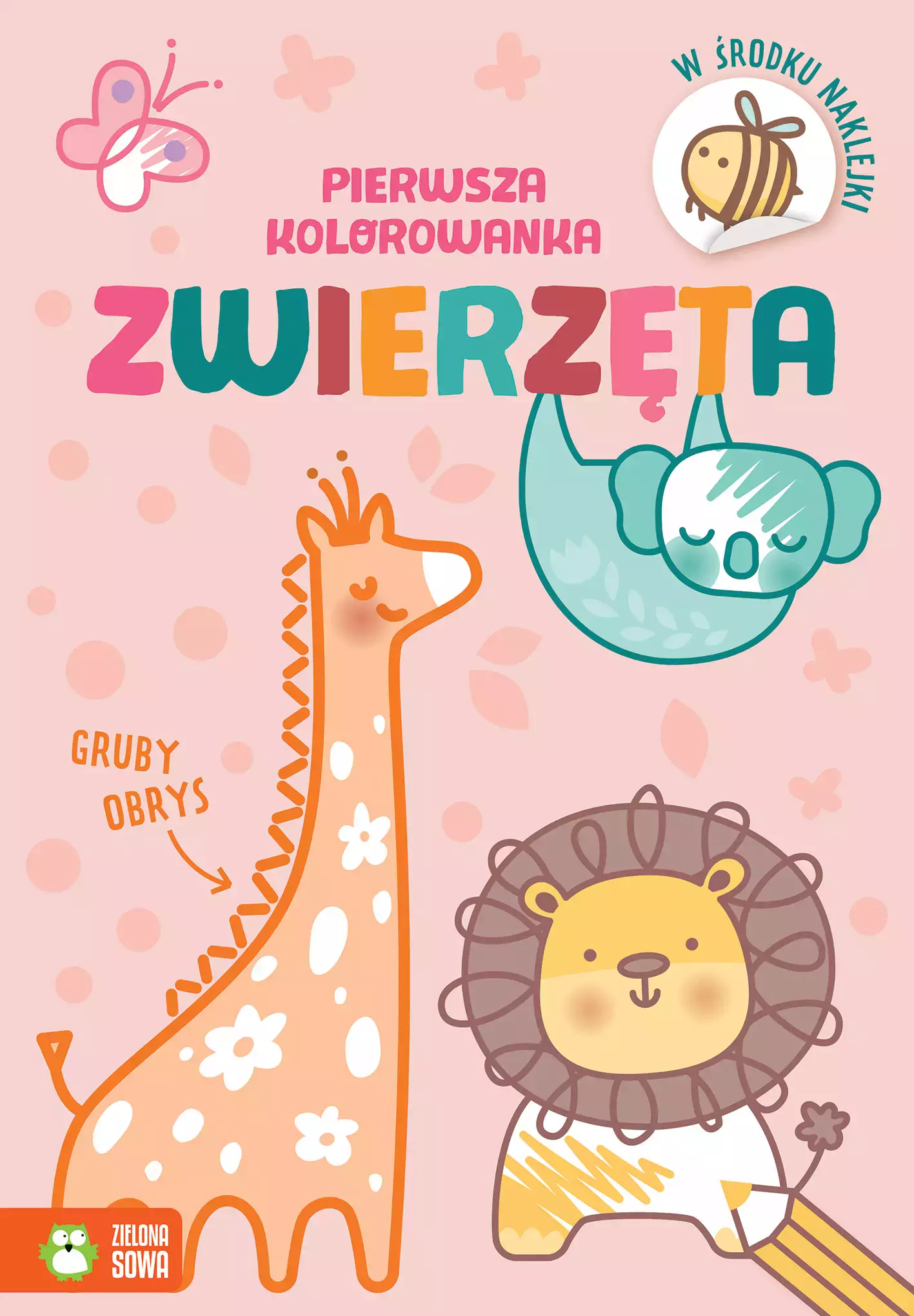 Pierwsza kolorowanka. Gruby obrys. Zwierzęta - Książki