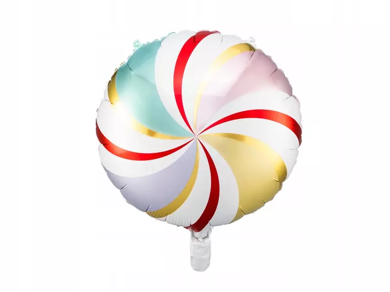 BALON FOLIOWY CUKIEREK 35 CM KOLOROWY - Papiernicze i szkolne