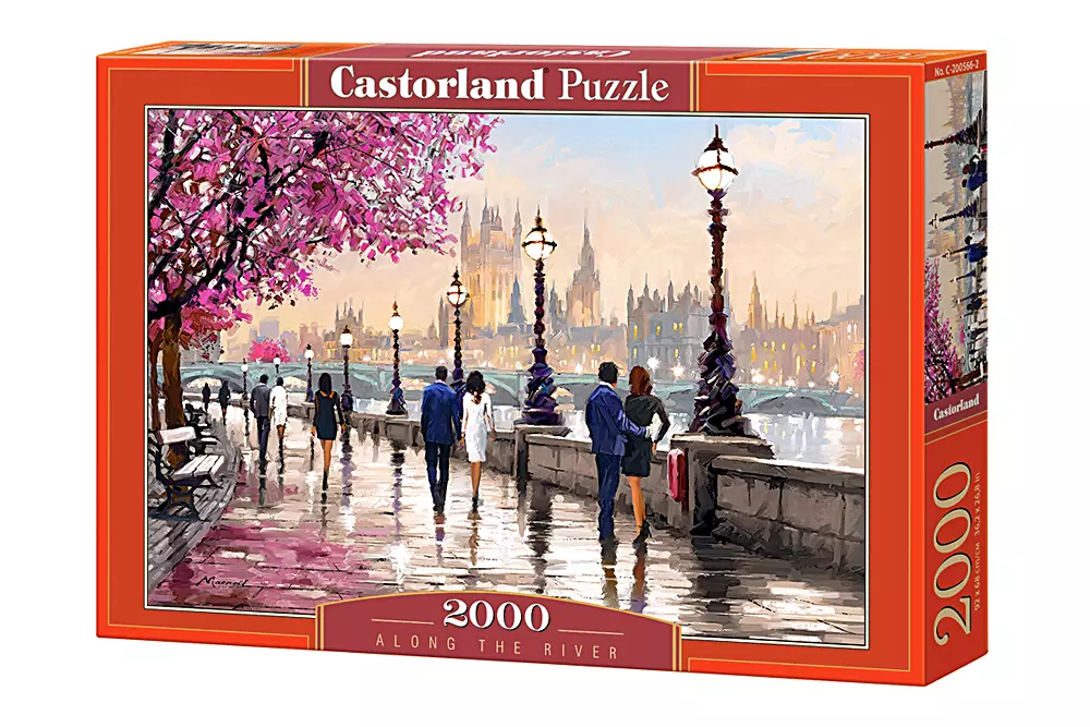 Puzzle 2000 elementów. Along the River - Puzzle