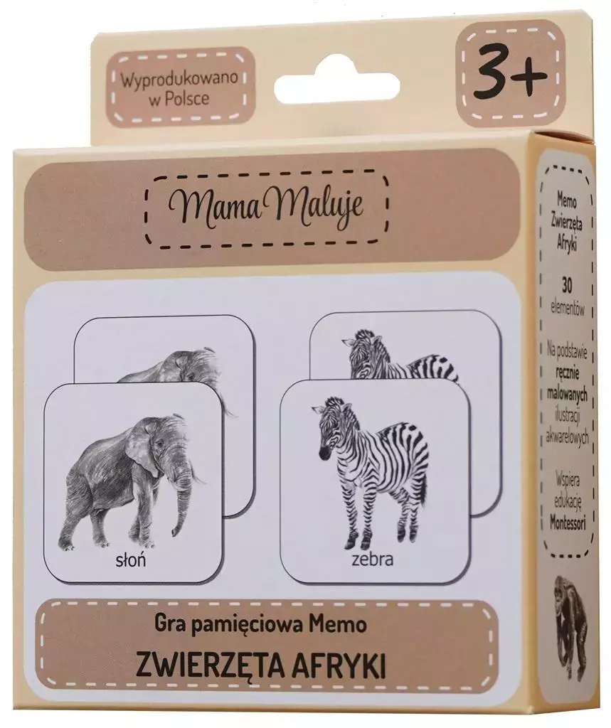 Memo Zwierzęta Afryki - Gry