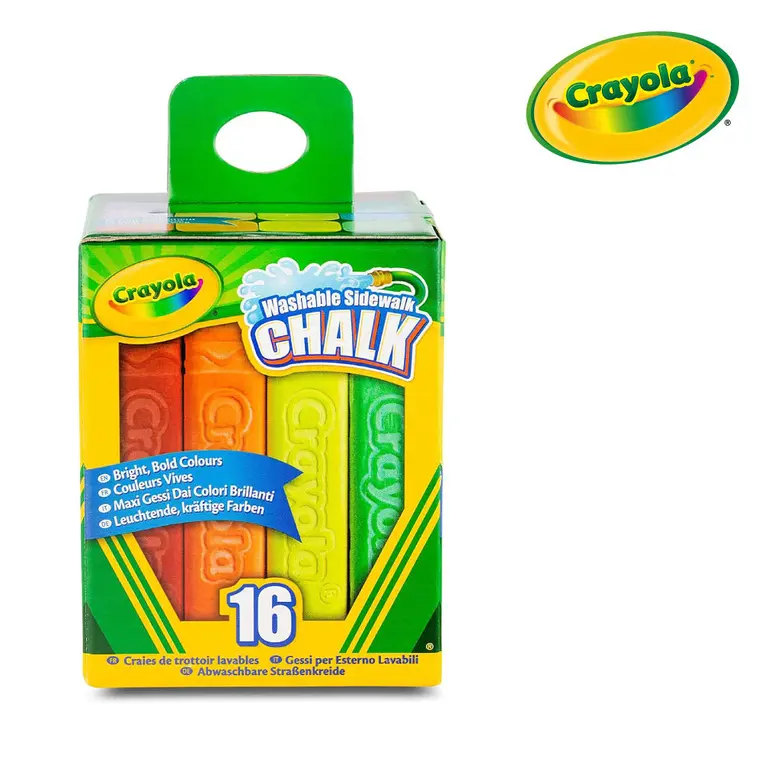 Crayola Kreda chodnikowa dla dzieci kolorowa 16 szt. - Papiernicze i szkolne