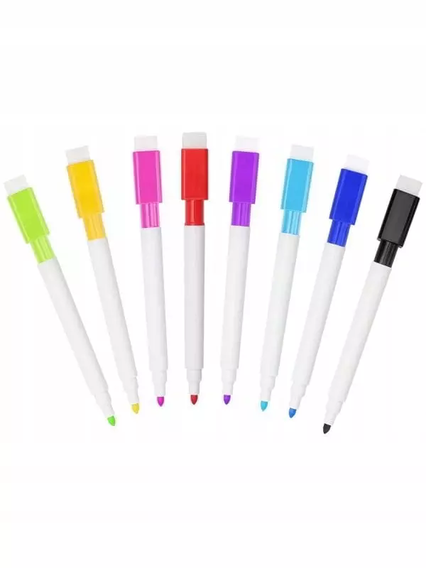 Marker do metalu, do papieru, do plastiku, do szkła, suchościeralny różne kolory Penword 8 szt. - Papiernicze i szkolne